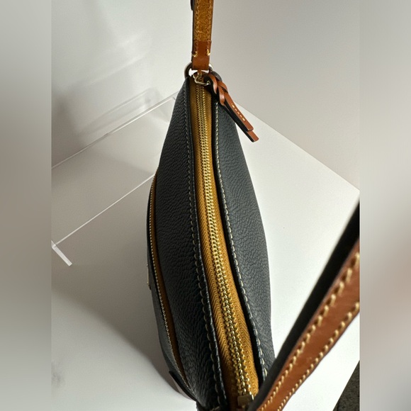 Dooney & Bourke Black and Tan Crossbody Bag - Picture 8 of 15